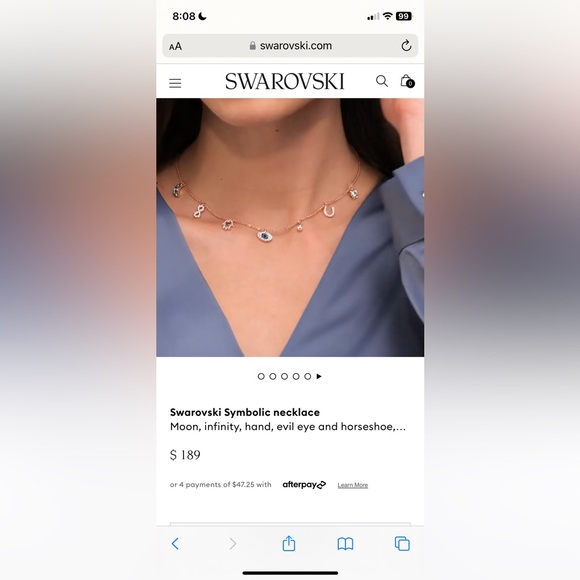 💯 Authentic Swarovski Symbolic necklace - Picture 11 of 11